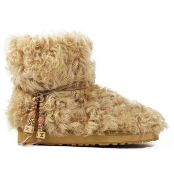 2023 Fashion Non-Slip Flat Sheepskin Winter Snow Boots